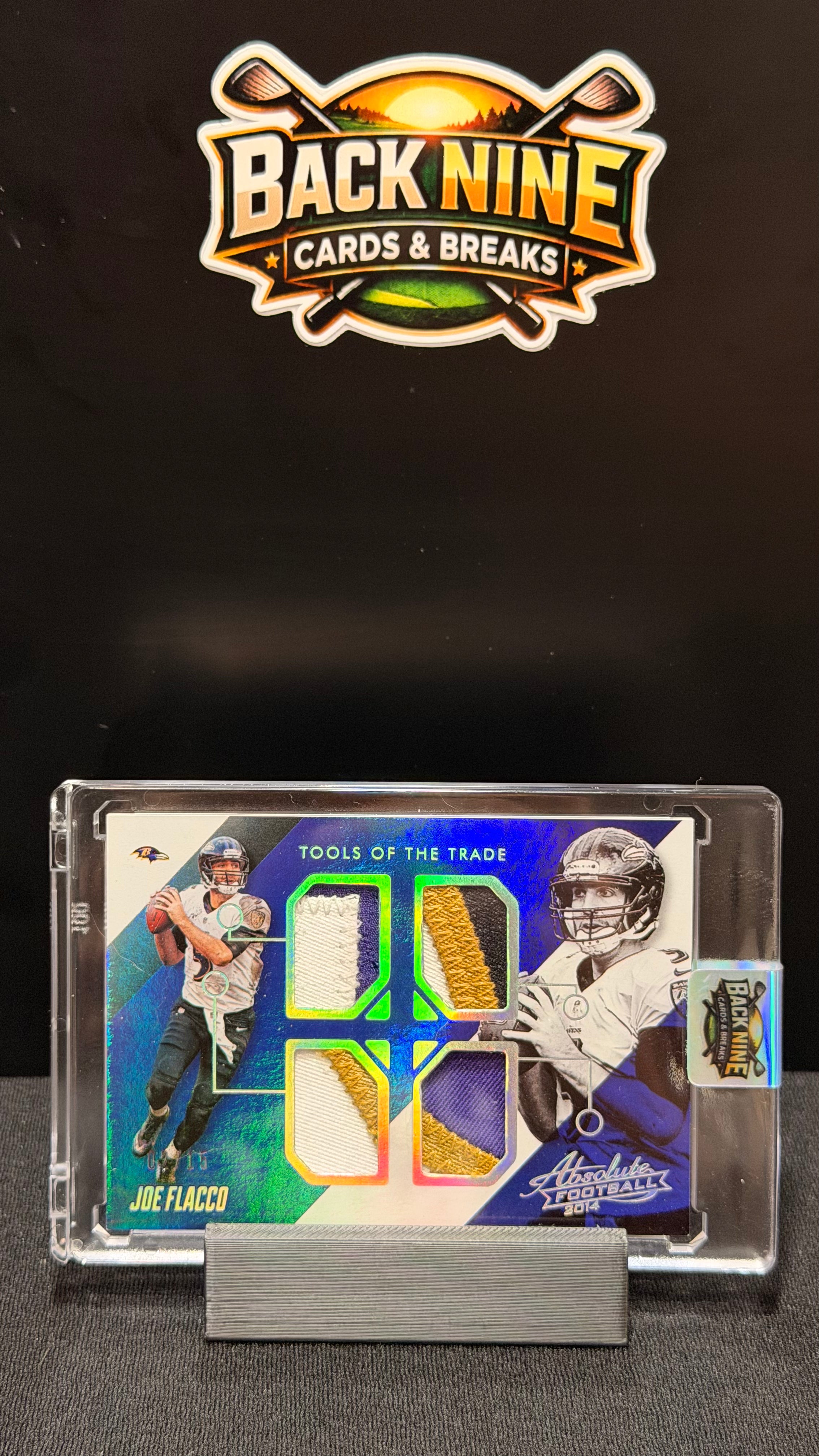 2014 Panini Absolute Joe Flacco Tools of the Trade Patch