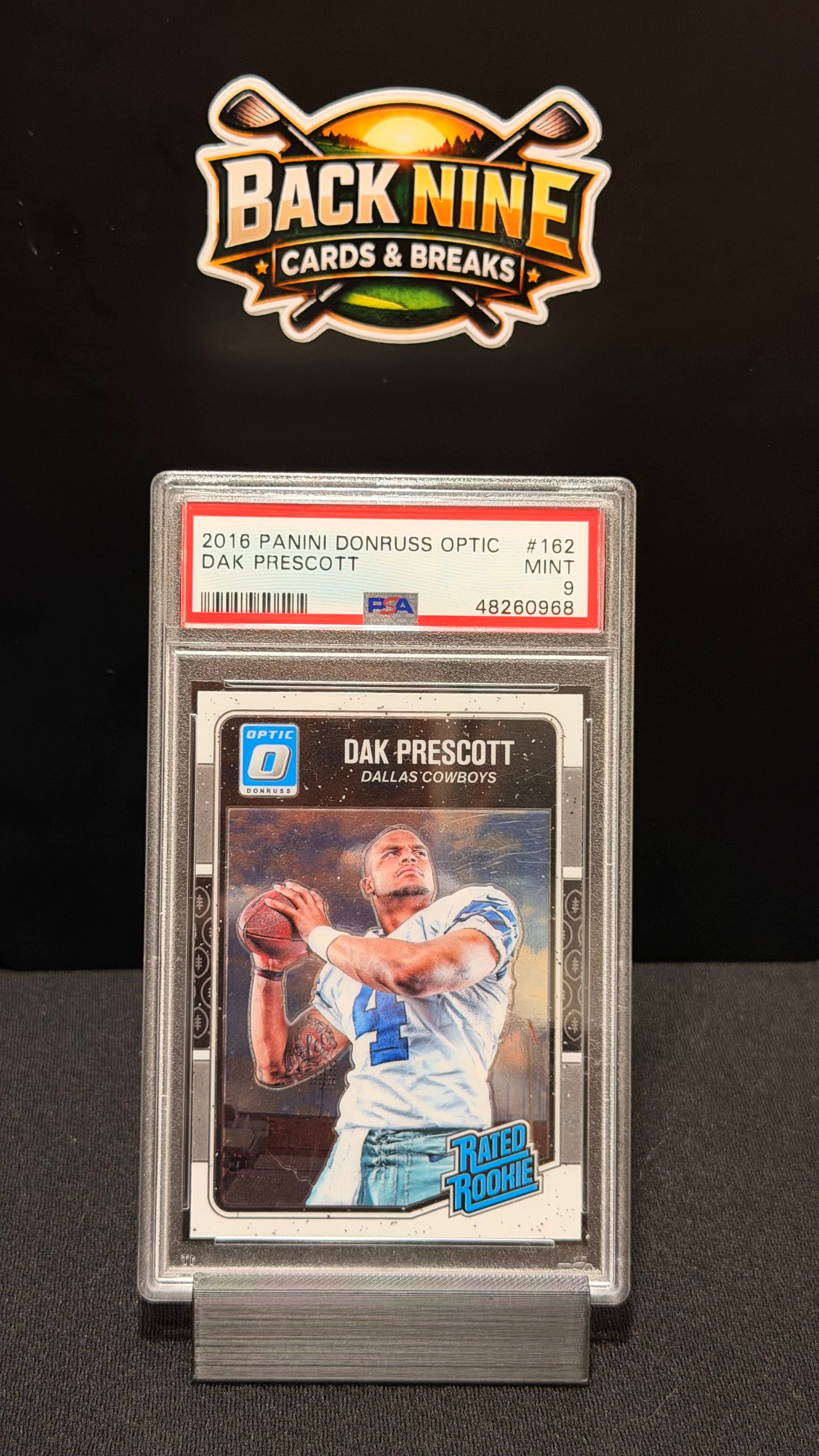 2016 Panini Optic Rated Rookie Dak Prescott PSA 9
