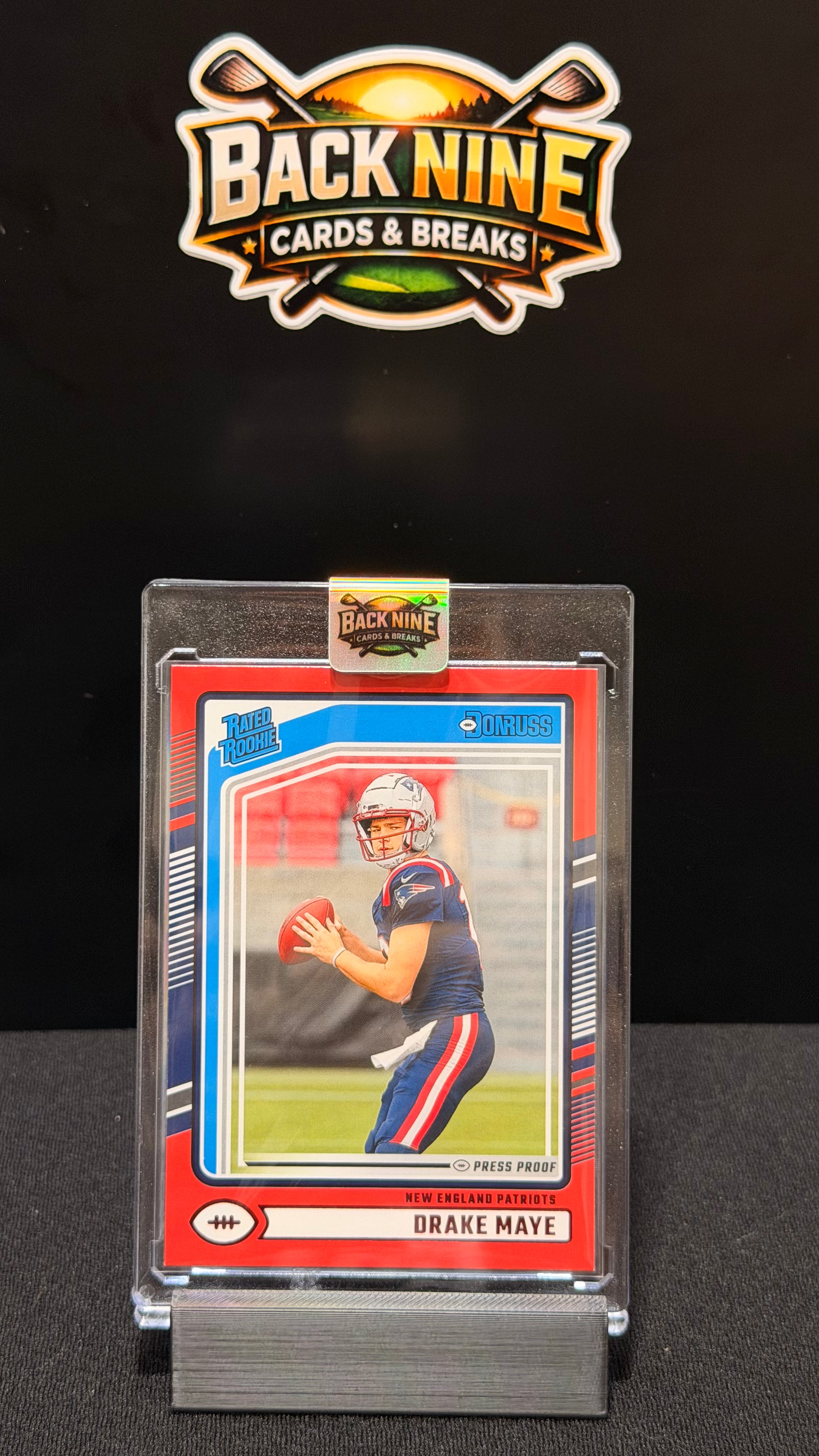 2024 Donruss Rated Rookie Red Drake Maye