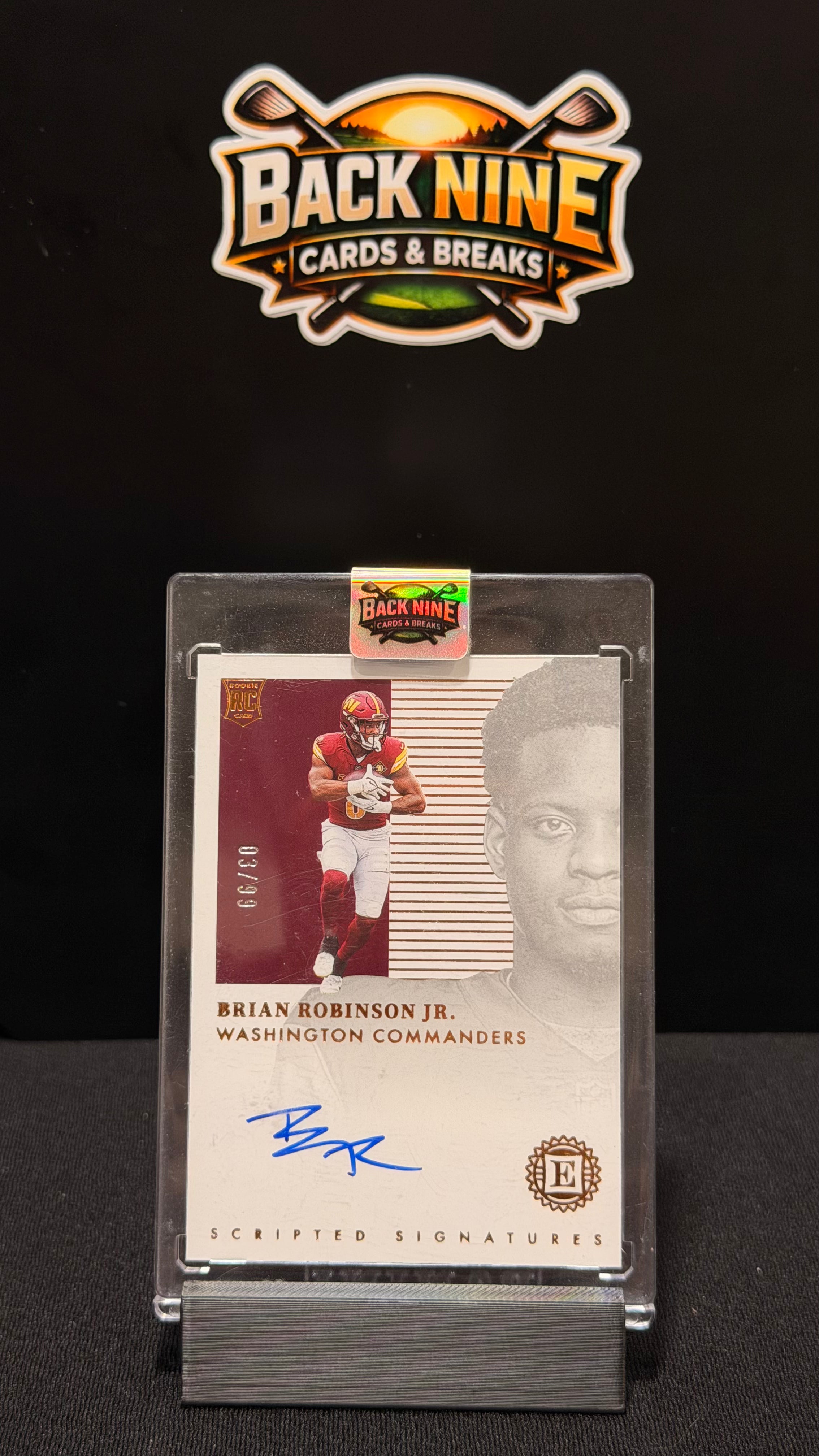 2022 Panini Encased Brian Robinson Jr Auto