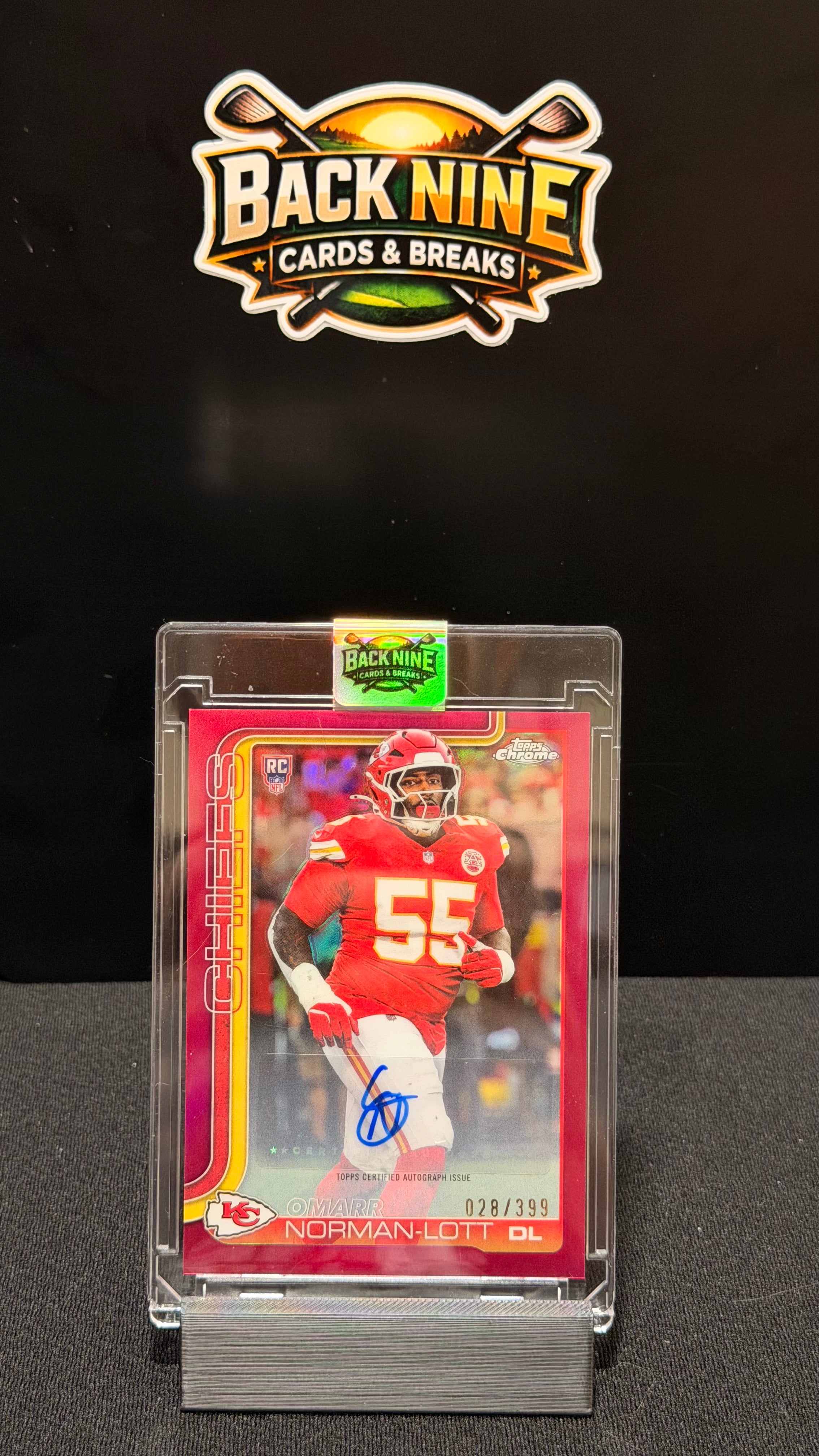 2025 Topps Chrome Omar Norman-Lott Auto