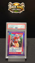 2021 Optic Rated Rookie Elijah Mitchell Purple Auto