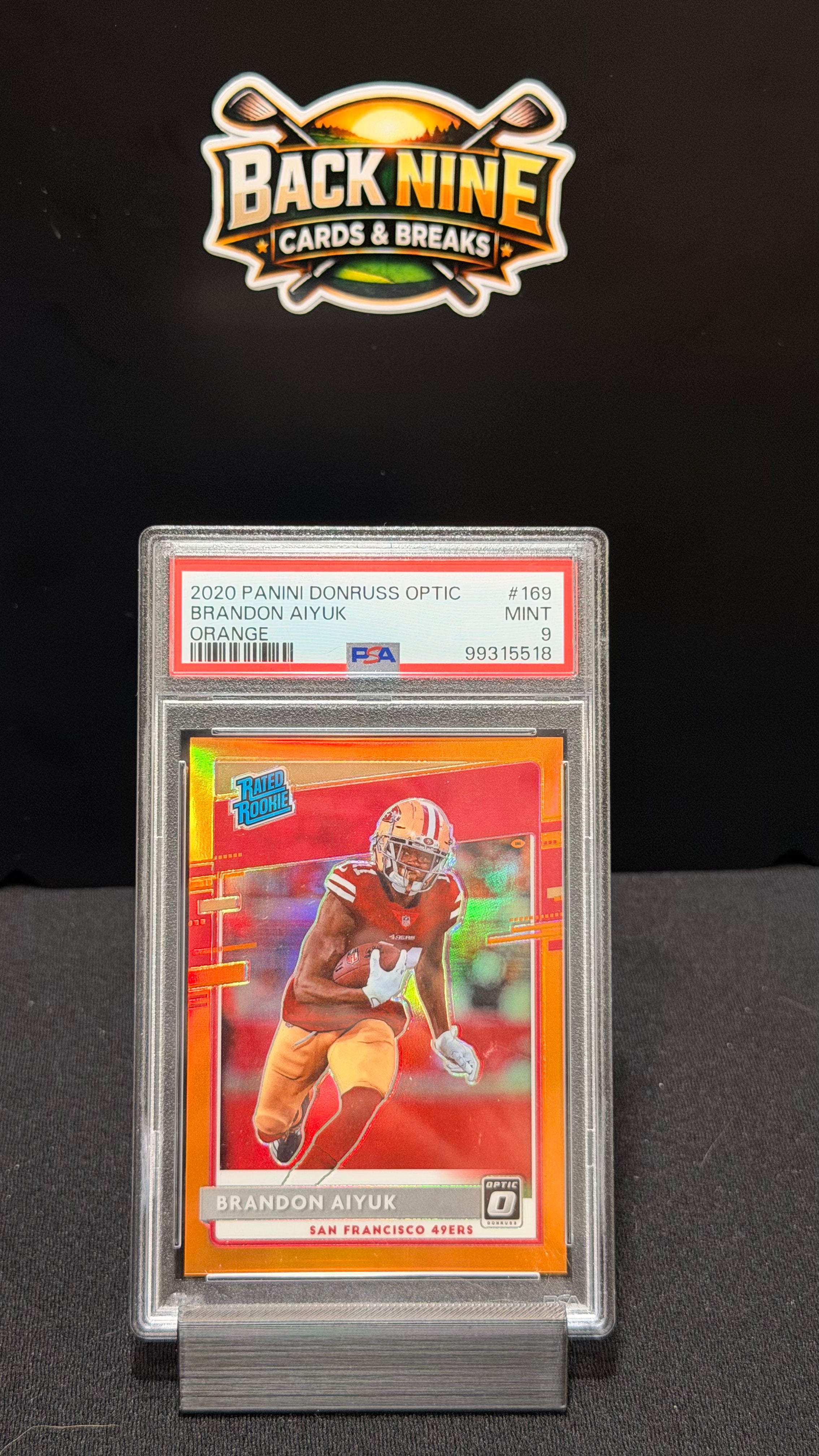 2020 Optic Rated Rookie Orange Brandon Aiyuk