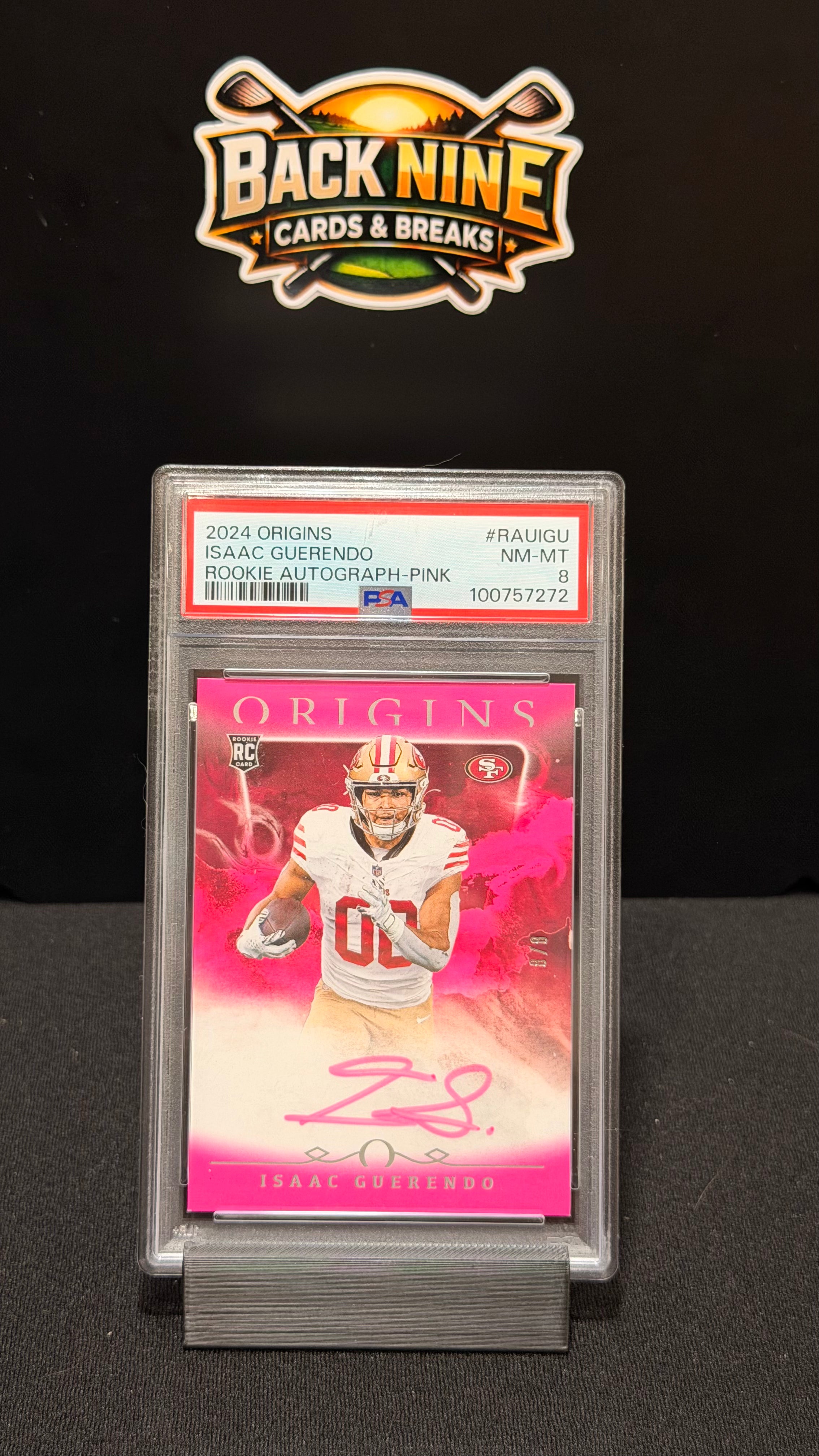 2024 Origins Isaac Guerendo Pink Auto
