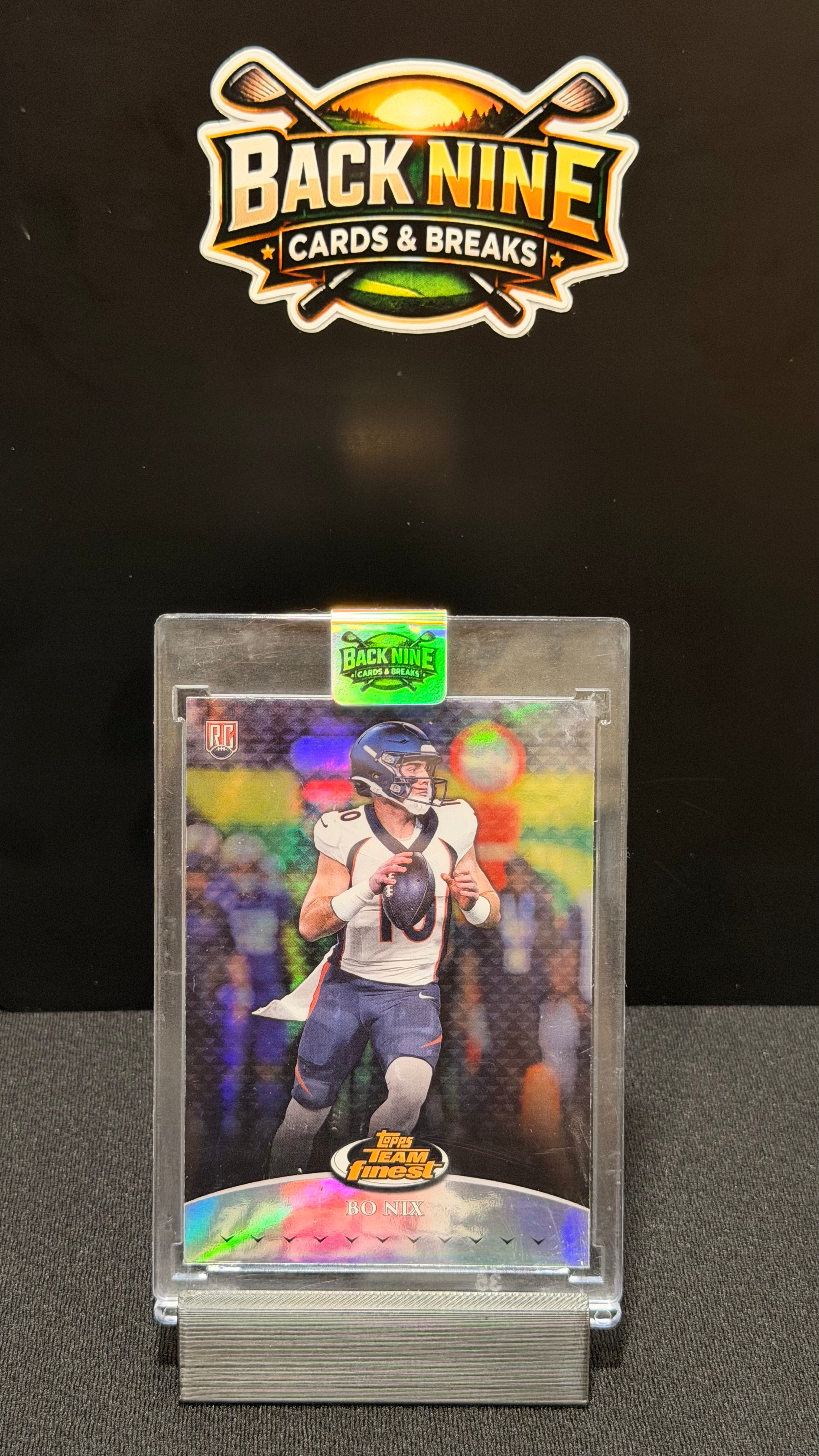 2024 Topps Finest Bo Nix RC