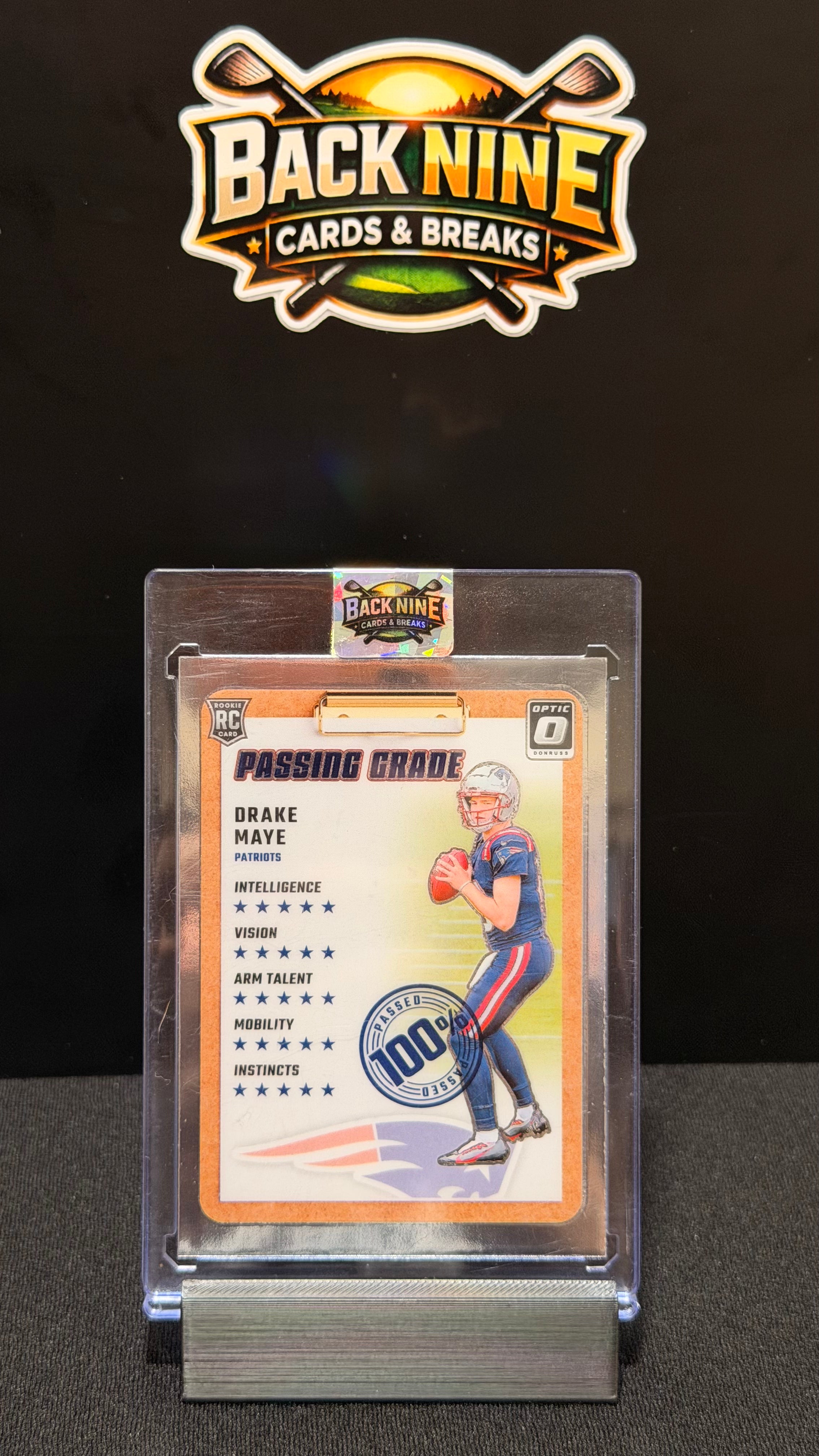 2024 Optic Drake Maye Passing Grade RC