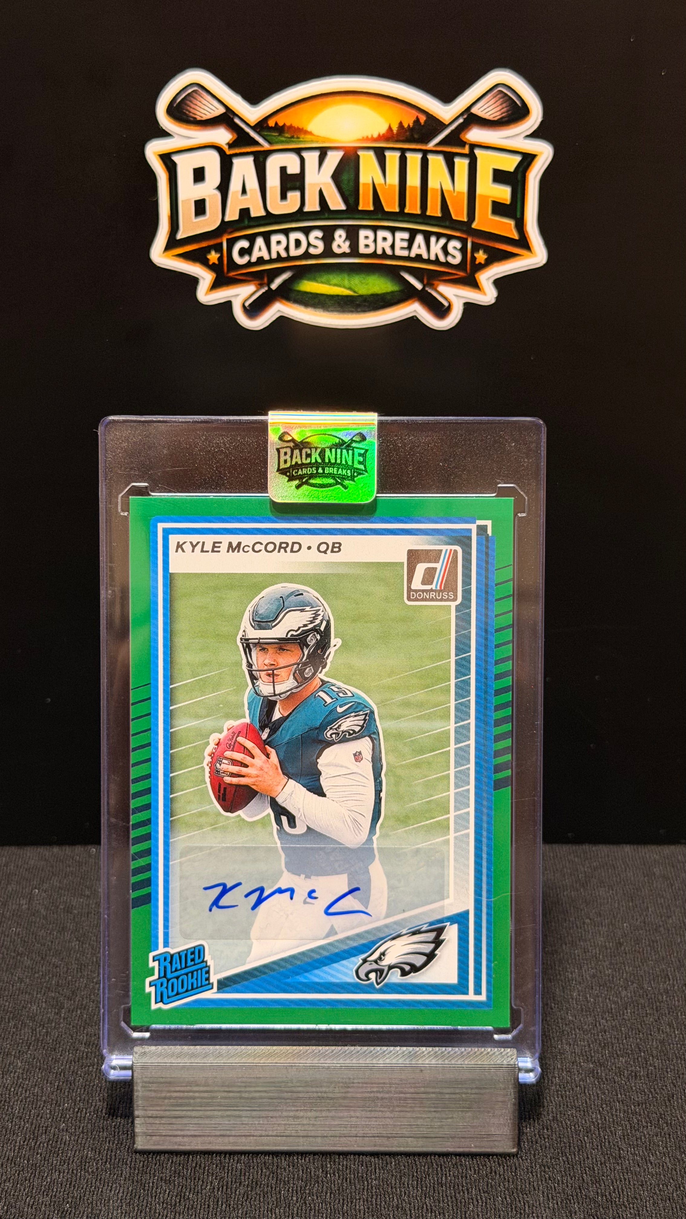 2025 Donruss Kyle McCord Rated Rookie Auto
