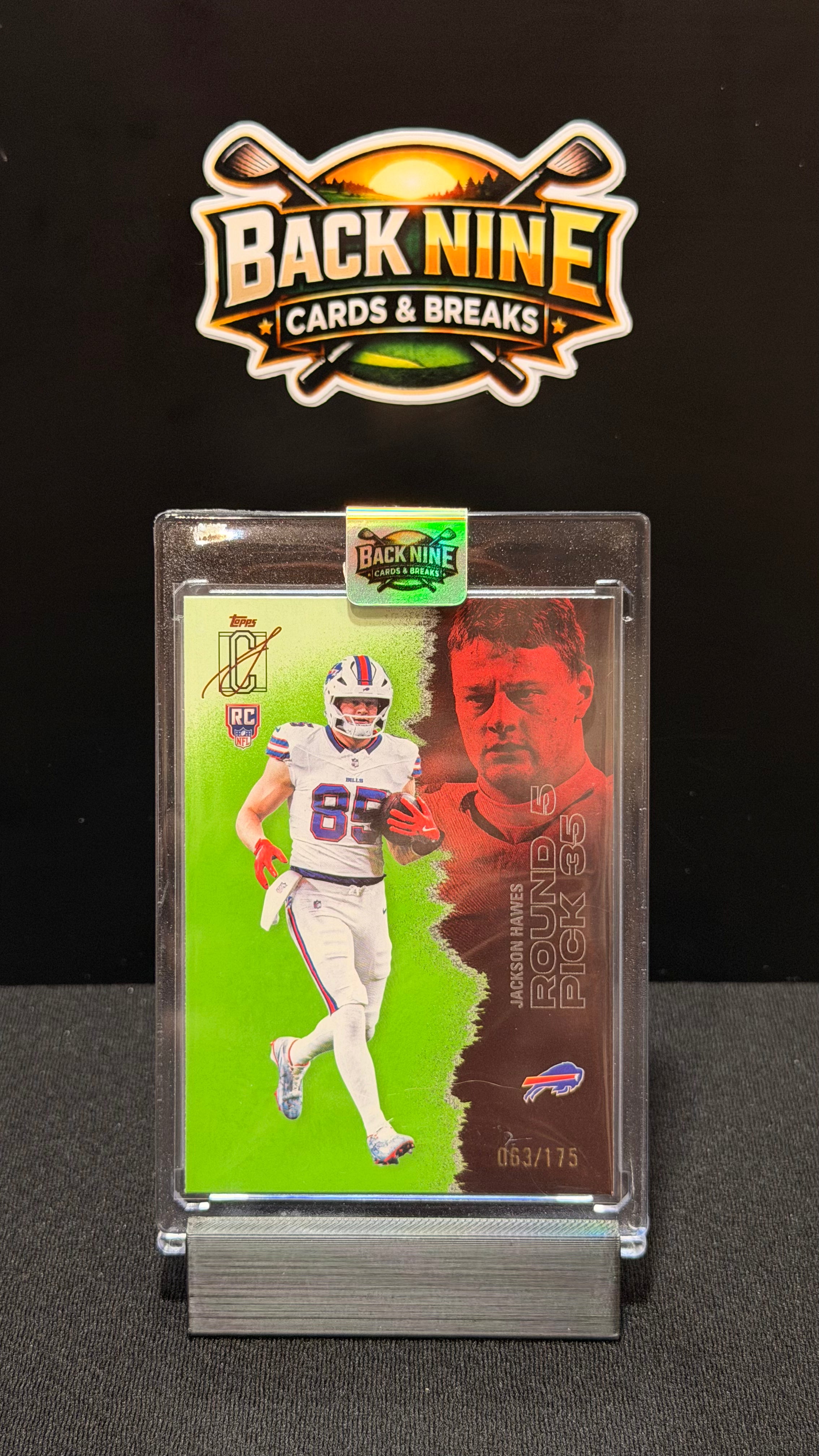 2025 Topps Signature Jackson Hawes Green RC