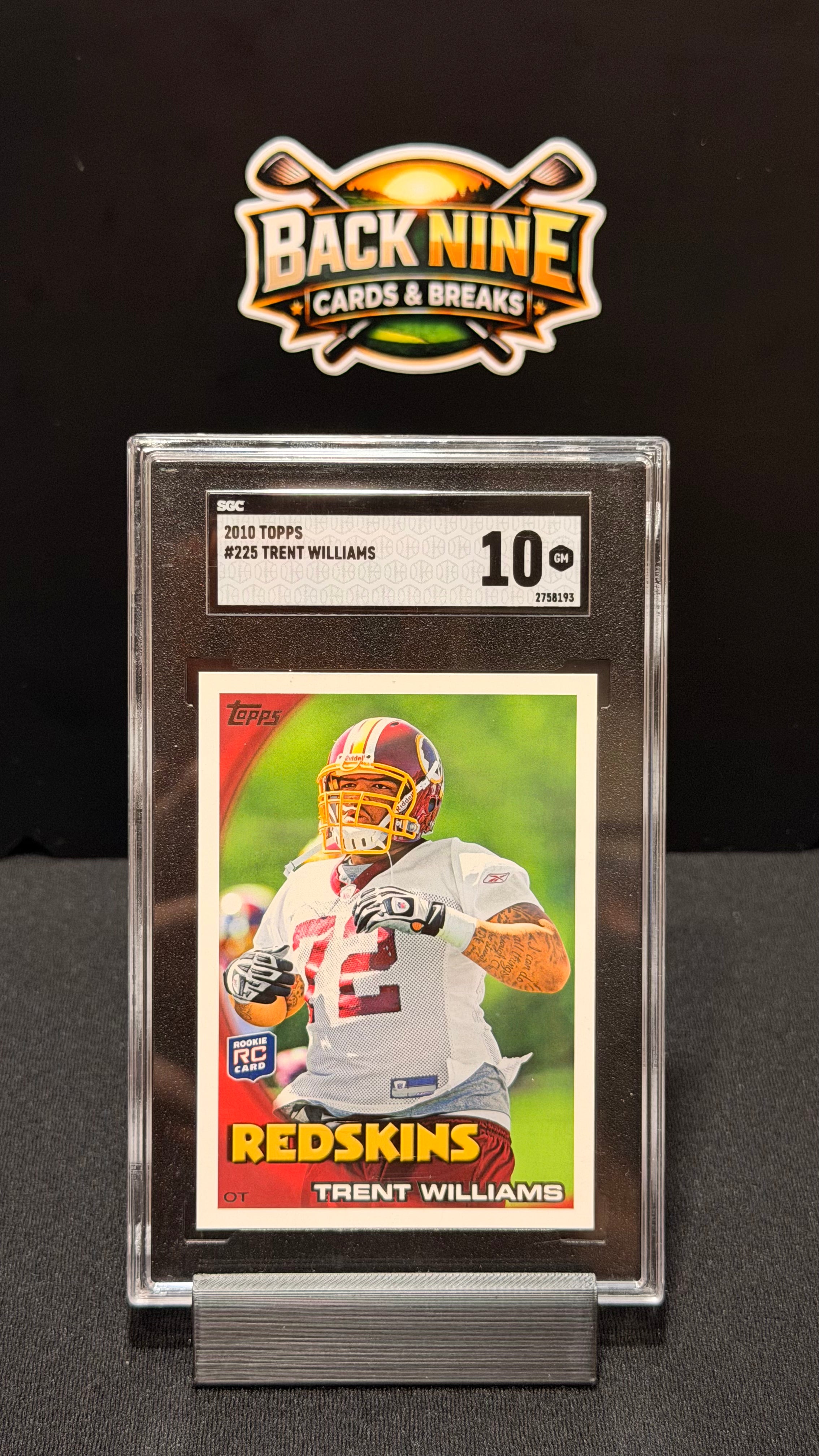 2010 Topps Trent Williams RC