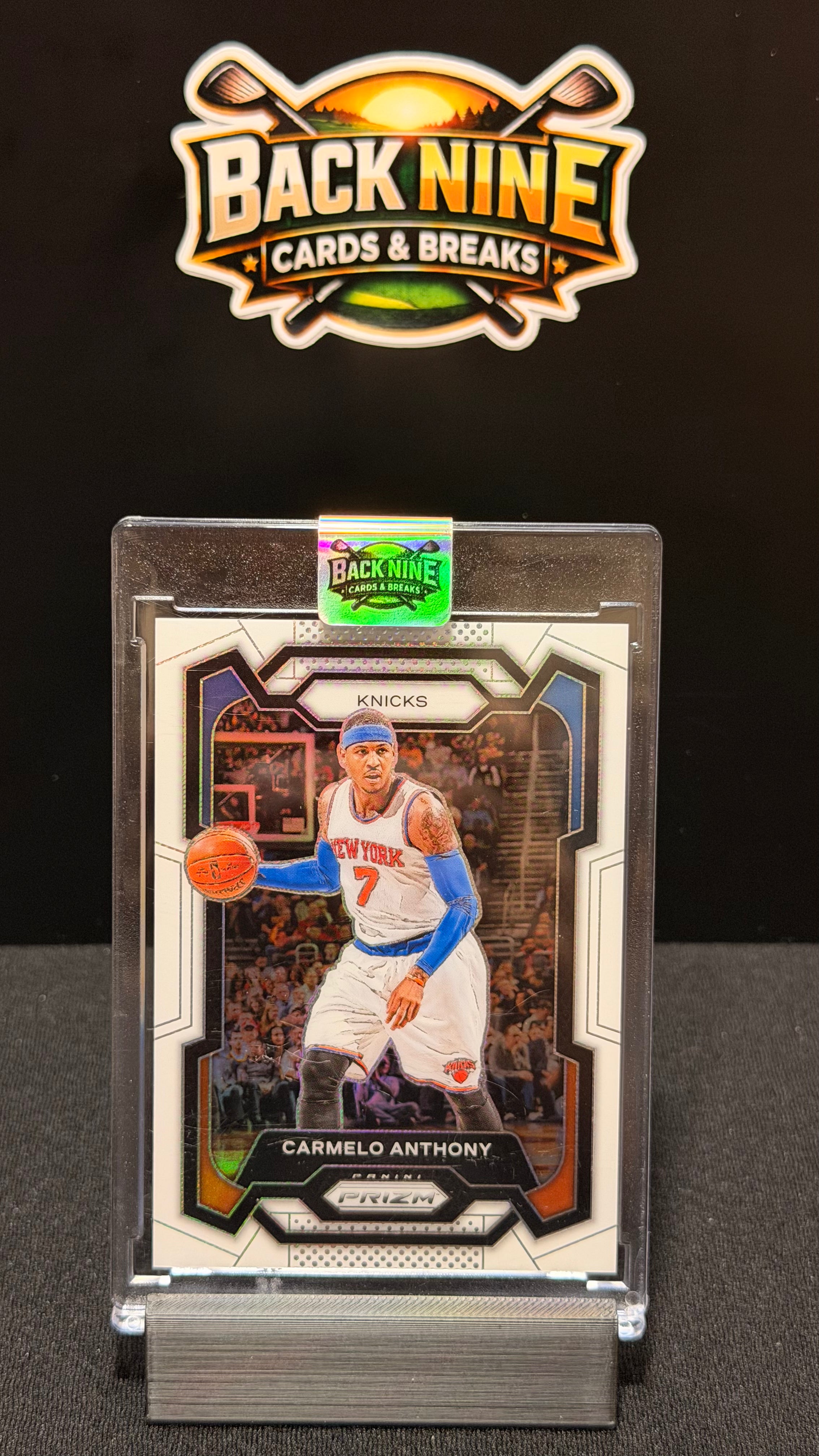 2023-24 Prizm Carmelo Anthony White