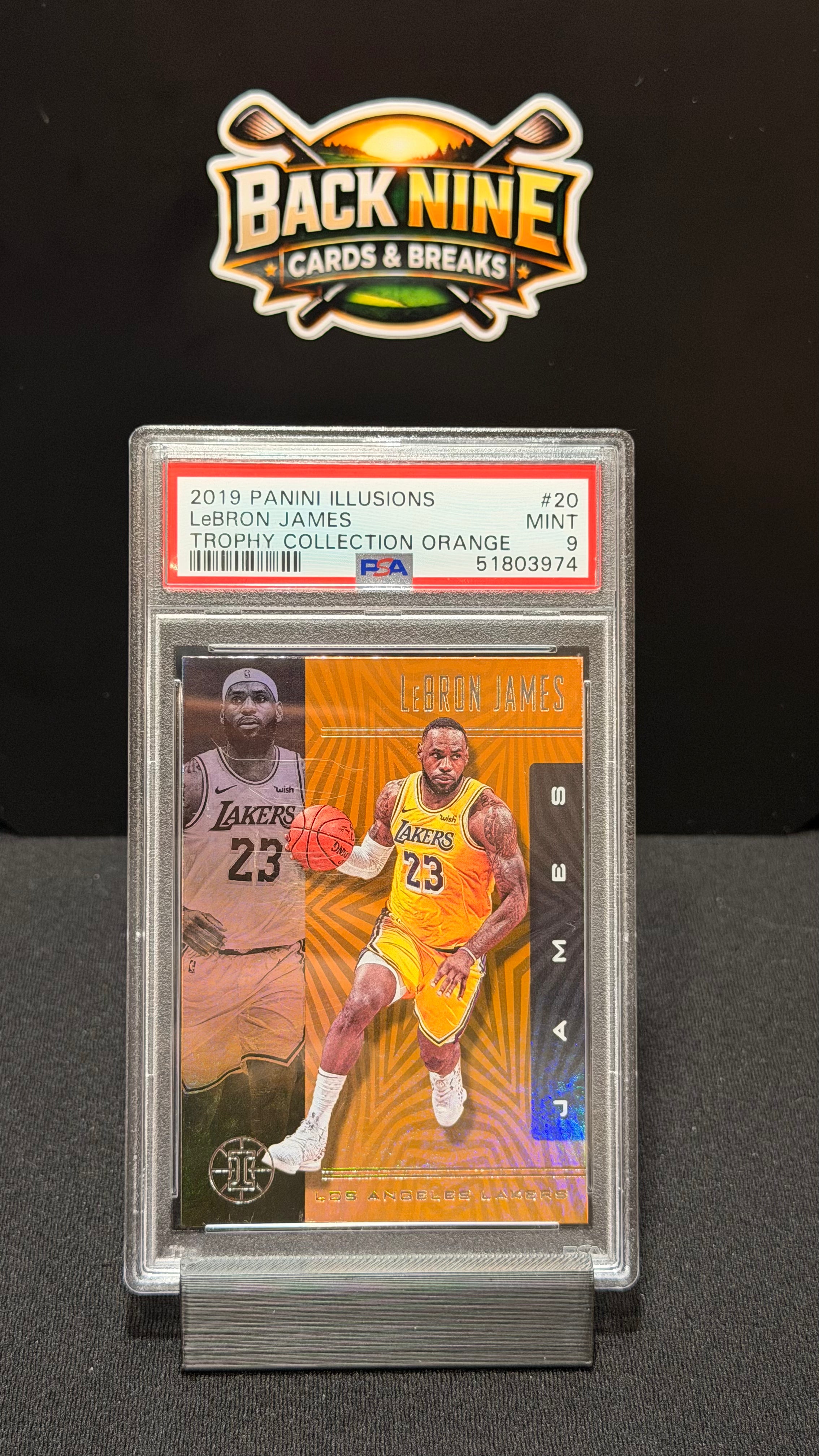 2019 Illusions Lebron James Orange